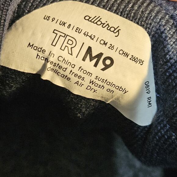 Allbirds Men’s Navy Blue Tree Pipers Lightweight Eco-Friendly Sneakers Size 9 US main image 8